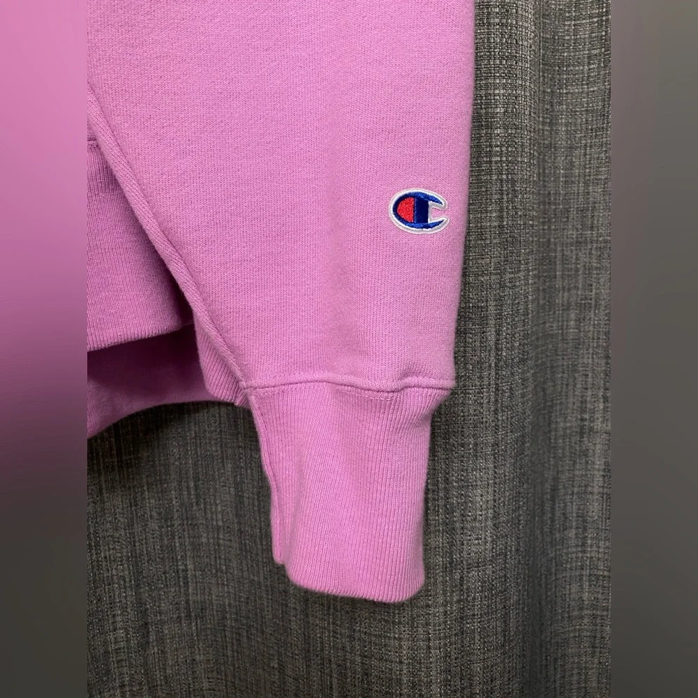 Champion ‘Women's Reverse-Weave Fleece Hoodie in Paper Orchid’ Large (L) - Picture 3 of 7